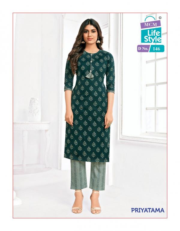 MCM Priyatma Vol-2 Cotton Exclusive Designer Kurti with Pant Collection